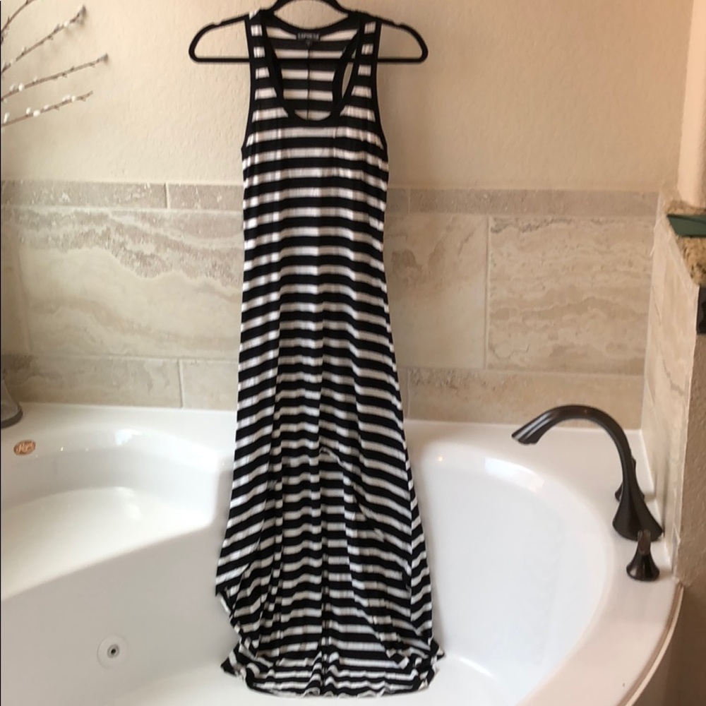 Express hi-lo maxi dress
